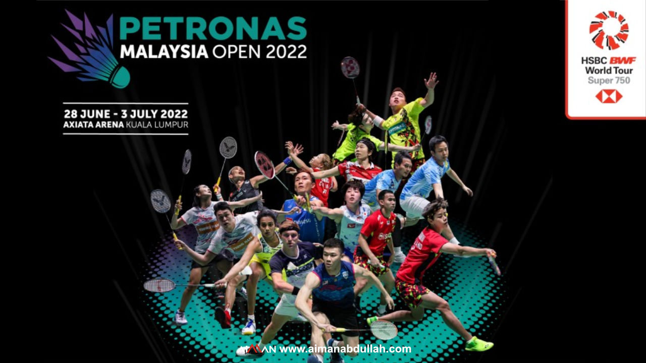 Jadual Perlawanan Badminton BWF Malaysia Open 2022